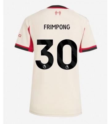 Liverpool Jeremie Frimpong #30 Udebanetrøje Dame 2025-26 Kortærmet